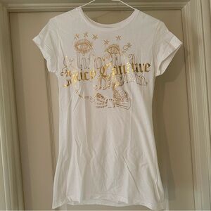 Juicy Couture Gold Detailed T Shirt
